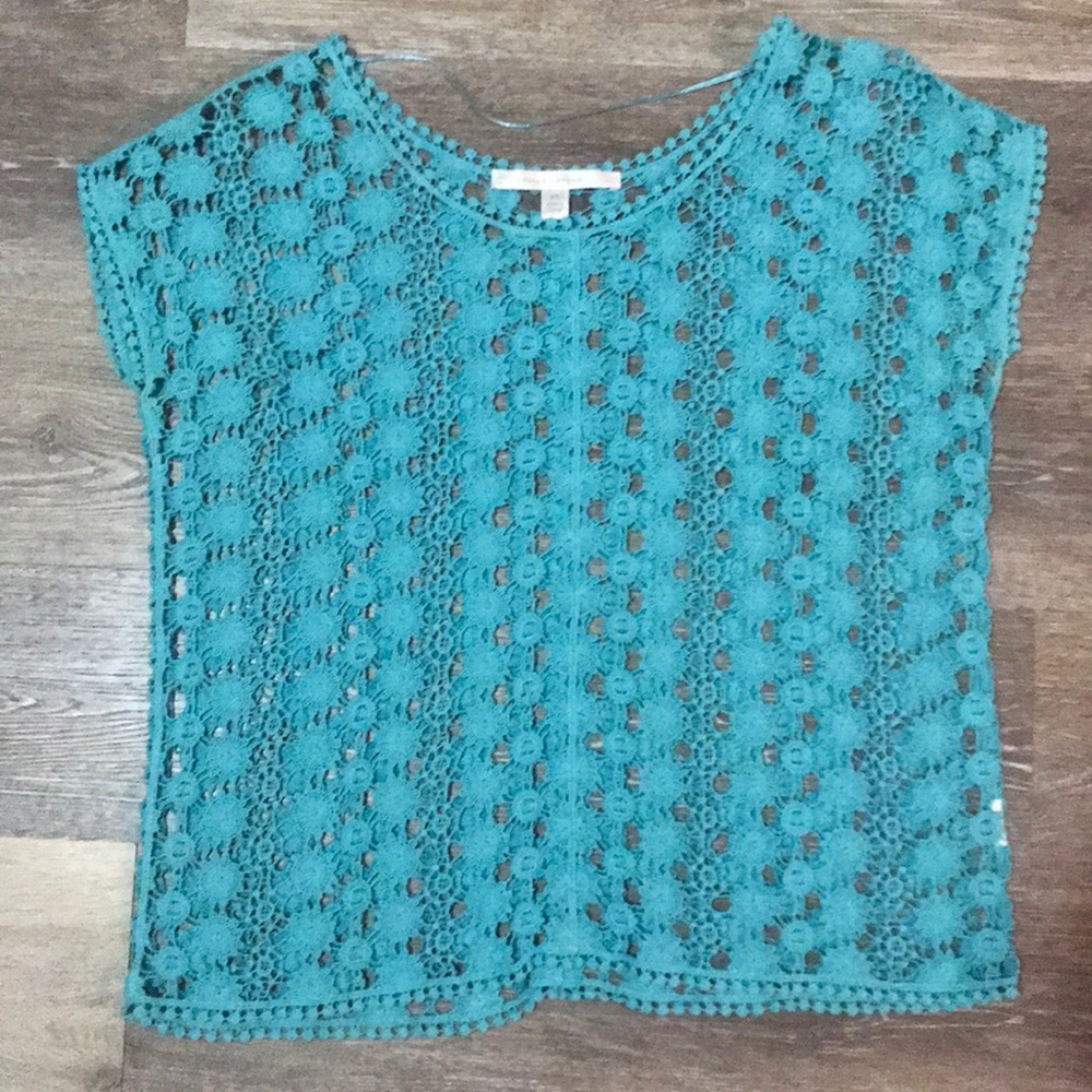 ⭐️Lauren Conrad crochet top/cover up